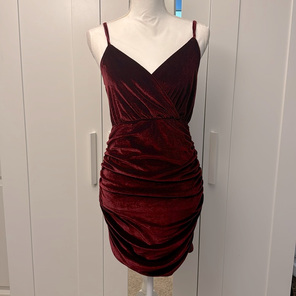 Velvet Bodycon Party Dress size Petite M